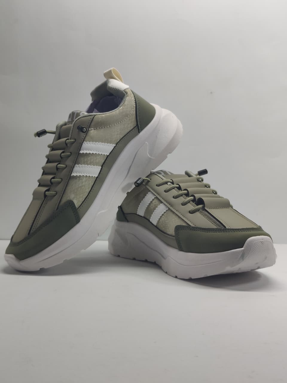 AR Kicks Olive Storm Chunky Sneakers