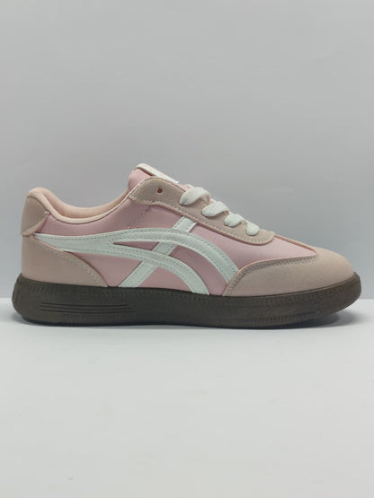 AR Kicks Blush Retro Sneakers (Pink)