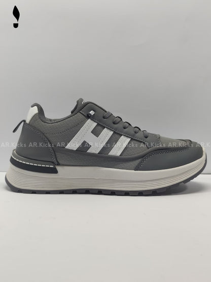 AR Kicks Grey Bolt Sneakers