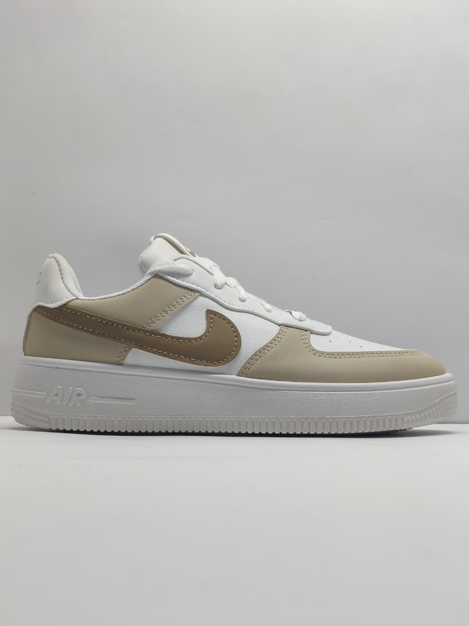 Nike Air Force 1 Low White and Beige