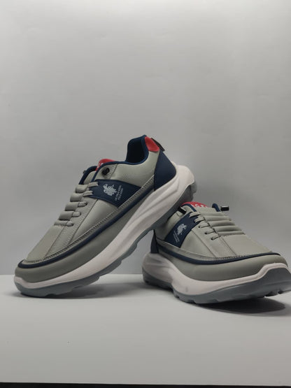 AR Kicks Polo Assn Sports Sneakers Grey