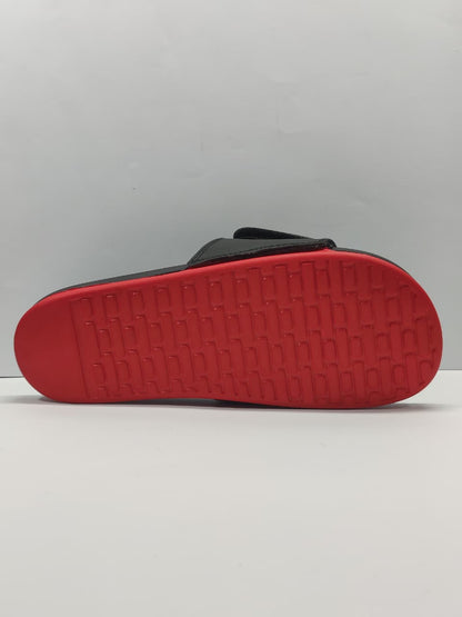 Nike Adjustable Strap Slides Black/Red