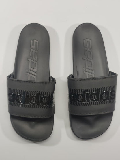 "Adidas Slides Black Stripes