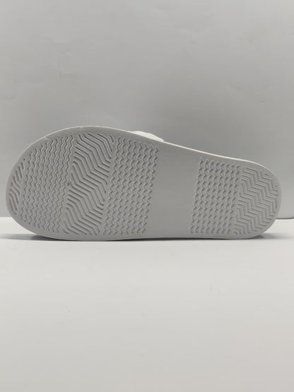 Nike Comfort Slides Black White Swoosh