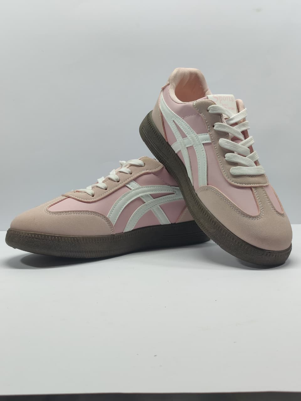AR Kicks Blush Retro Sneakers (Pink)