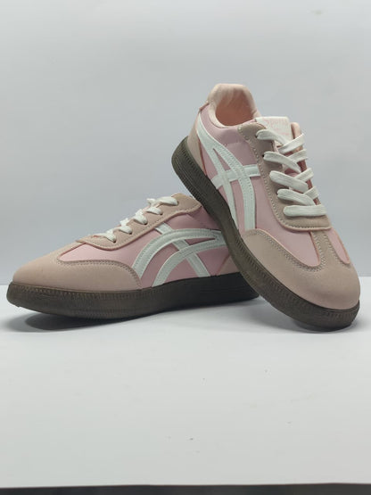 AR Kicks Blush Retro Sneakers (Pink)