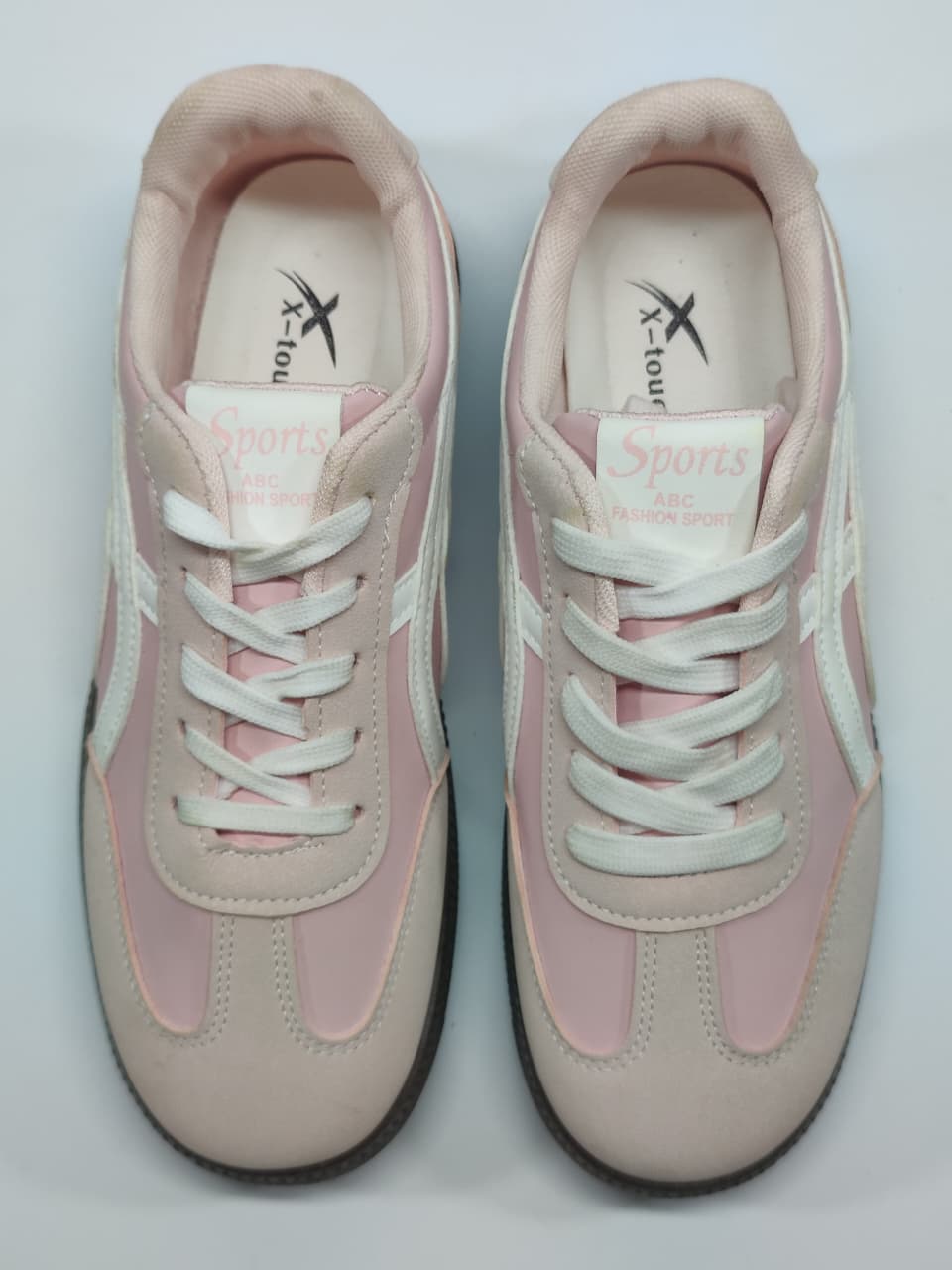 AR Kicks Blush Retro Sneakers (Pink)