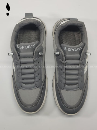 AR Kicks Grey Bolt Sneakers