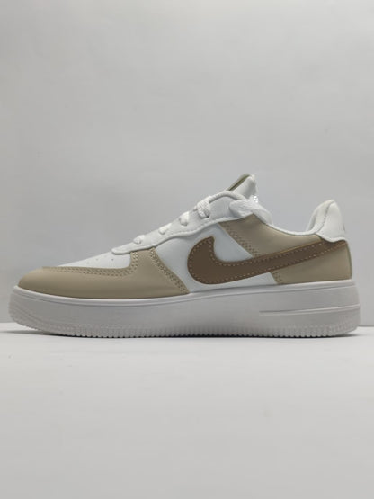 Nike Air Force 1 Low White and Beige
