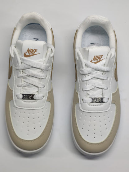 Nike Air Force 1 Low White and Beige