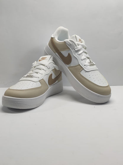 Nike Air Force 1 Low White and Beige