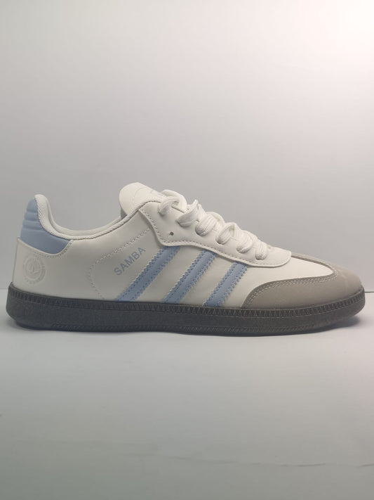 adiddas Samba OG White And Sky blue